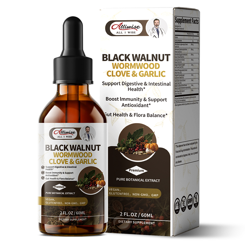 Herbal Wellness Supplement - Gota lilás de nogueira preta Alliwise