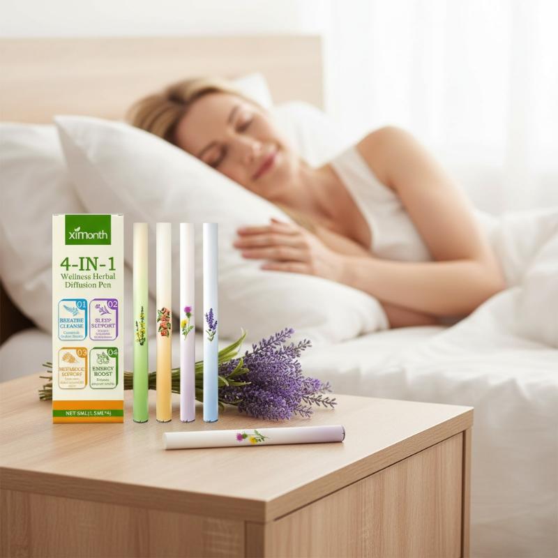 Herbal Wellness Supplement - Conjunto Difusor de Ervas 4 em