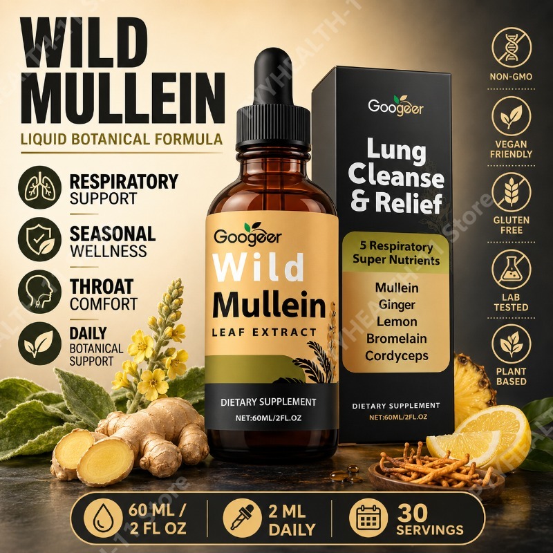 Gotas Líquidas de Mullein, Mis - Herbal Wellness Supplement avaliação e preço